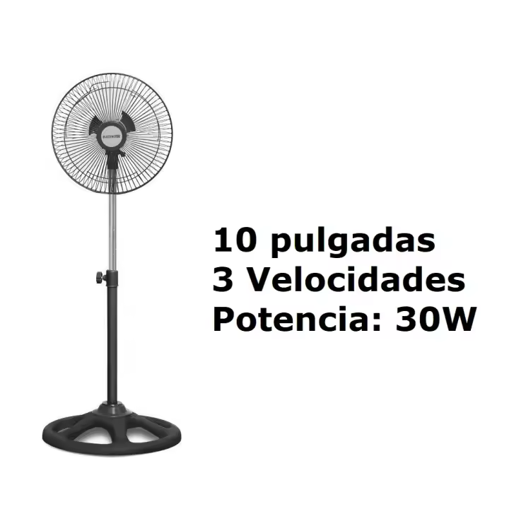 Ventilador Industrial de aire pie 18 Pulgadas metalico 80w/90W 3 velocidades color Plateado/NEGRO,AVANT,fespu - 1