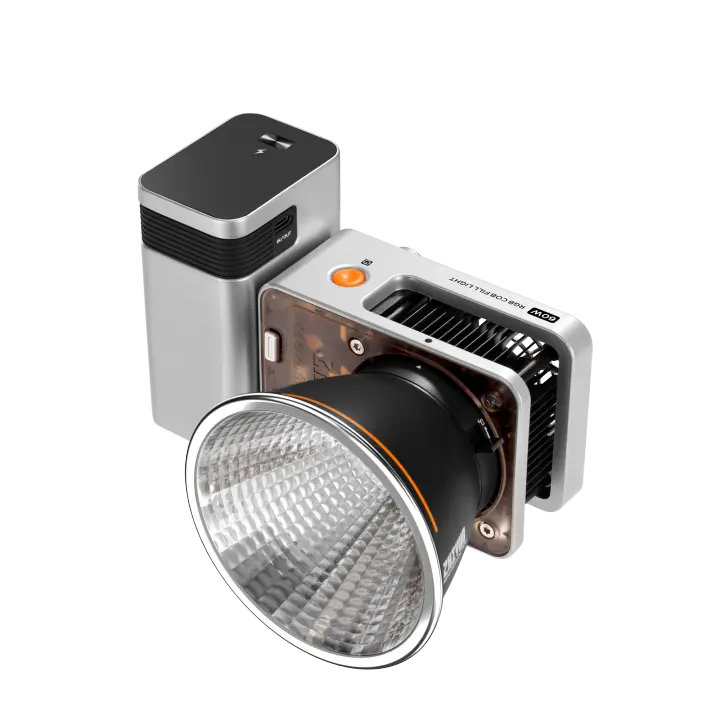 Luz LED COB Zhiyun Molus X60 RGB Versión Combo - 1