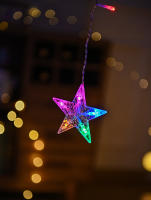 Curtain Garland LED De Estrella Y Luna Para Decoración De Eid Mubarak Y Ramadan 2025 Luz De Cadena Para Eventos Musulmanes Y Fiesta En Casa - details 13