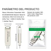 Pendrive USB 3.0 Tipo C 128GB 64GB MicroDrive Para Teléfono Y PC Regalo Flash Disk Stick De Alta Velocidad Compatible Con Windows Y Android - details 8
