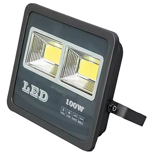 100w Floodlight Led Foco Proyector Led para Exterior Iluminación Decoración 6500k luz fria IP66 gris [Clase de eficiencia energética A++] - 1