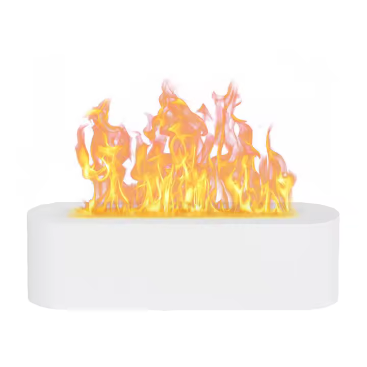Difusor de Aroma de llama 2023, humidificador de Aire ultrasónico, generador de Niebla fría, nebulizador de aceite esencial, lámpara de aromaterapia para el hogar y la Oficina - 1