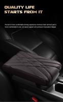 Cojín De Consola Central Para Coche Universal Cubierta De Cuero Impermeable Accesorios Decorativos Para Coche Cómodo Ajuste Para La Mayoría De Los Coches - details 4