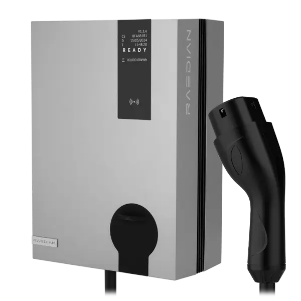 RAEDIAN VE NEO 7kW Wallbox | 32A Monofásico | Cable Tipo 2 5m | IP54 | WiFi Integrado - 1