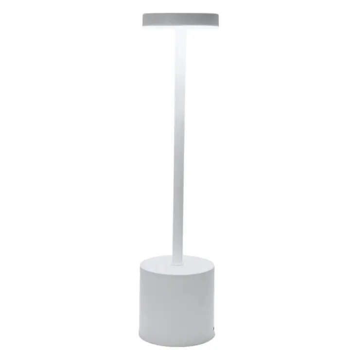 Lámpara De Escritorio LED Recargable Y Ajustable Con Toque Para Múltiples Escenas En Bar, Sala De Estar, Estudio, Dormitorio Estilo Moderno Metal ABS - 1