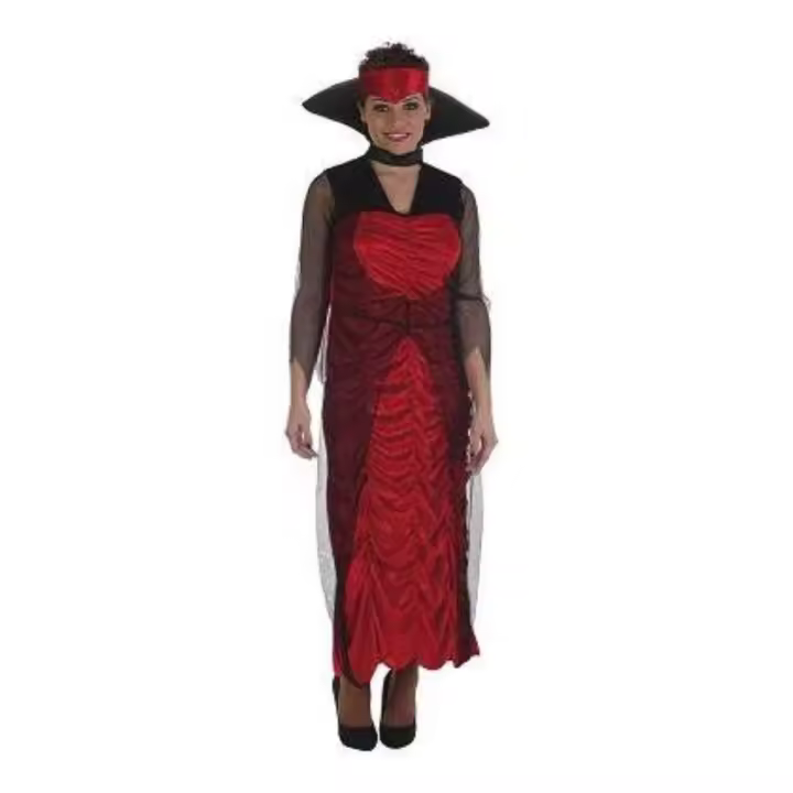Disfraz adulto Lady tinieblas traje de mujer para halloween o carnaval Creaciones Llopis - 1