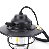 Lámpara De Camping LED Con Batería De 1200mAh Luz De Campana Mini Metal Impermeable IPX4 Recargable Por Tipo C Para Exteriores Y Acampar - details 0
