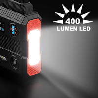 BRPOM  Arrancador de Coches con Compresor de Aire , 12V Arrancador de Baterias de Coches Inflador Rápido, Banco de Energía con LED/LCD - details 17