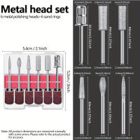 LULAA Set De Brocas Para Uñas Con Polvo De Arena Accesorio De Pulido Para Arte De Uñas Eliminador De Uñas Acrílicas Gel Set De Brocas Para Manicura - details 22