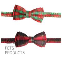 Accesorios Para Mascotas Serie Navidad Collar De Navidad Con Nudo Flor Triangular Para Gatos Y Perros Añade Un Ambiente Festivo - details 8