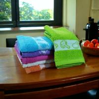 Mercatienda.es Paños de Cocina de Algodón 100% Premium: Bordados con Diseños de Frutas, Hechos en Portugal - Pack de 6/12 Unidades Suaves y Absorbentes - details 1