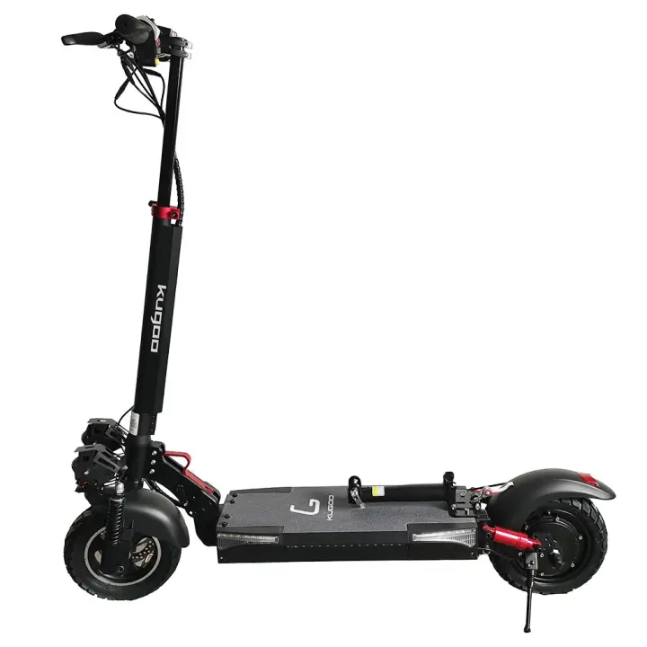 Patinetes Electricos Adultos Plegable Scooter Freestyle KUGOO M4 Pro con neumáticos todo terreno 10 pulgadas, motor sin escobillas de 500W, BateríA De Bicicleta EléCtrica 48v 21Ah con asiento extraíble,autonomía 80km y carga de 120 kg - 1
