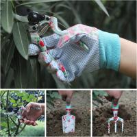Juego De Jardinería, Juego De Herramientas De Jardinería De 4 Piezas, Juego De Jardinería para Mujer, Podadoras, Guantes, Paleta, Verde - details 1