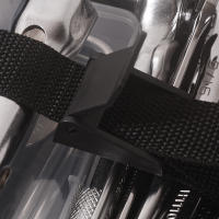 Bolsa De Herramientas Para Motocicleta Universal Off-road En Color Negro Adecuada Para Honda XR CR XL Yamaha Fender Mudguard - details 6
