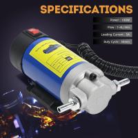 Bomba de transferencia de aceite portátil de 12 V/24 V, 1-4 L/min, extractor de fluidos, bomba de combustible eléctrica, sifón para coches, barcos y motores - details 3