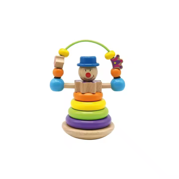 Clown Stacker With Bead Fun - 1