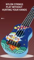 Mini Guitarra De 4 Cuerdas Clásica Ukulele Juguete Instrumento Musical Para Niños Principiantes Simulación De Juego Educativo Pequeña Guitarra - details 9