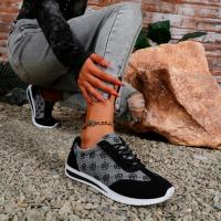Zapatillas De Mujer 2024 Primavera/Otoño Moda Versátil Para Exterior Zapatos De Caminar Cómodos Con Cordones Casual Para Adultos - details 5