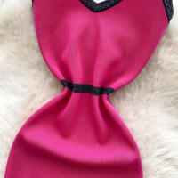 Vestido Elegante REALEFT Para Mujer V-Neck Sin Mangas De Encaje Colorbloqueado Ajustado Rodillera De Verano Nuevo 2025 - details 15