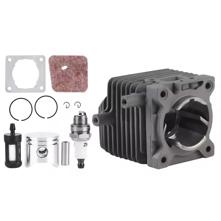Kit de pistón de montaje de cilindro para STIHL FS75 FS80 FS85 HS75 34mm Cortacésped reemplazados - 1