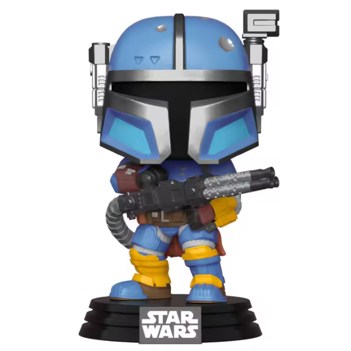 Figura Pop Star Wars Mandalorian Heavy Infantry Mandalorian-Figura de Vinilo Coleccionable - Idea de Regalo- Mercancia Oficial - Juguetes para Niños y Adultos - Movies Fans - Muñeco para Coleccionistas y Exposición - 1