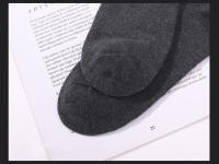 Calcetines De Algodón Puro Para Hombre Y Mujer 5 Pares Color Sólido Alta Calidad Transpirables Antibacterianos Negros Calcetines De Negocios - details 4