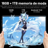 Tableta Android 20000 Mah versión global 16GB Ram 1TB ROM nueva red 10,1 pulgadas 14 tableta WiFi Android 13,0 nuclear - details 8