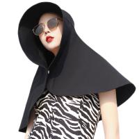 Gorro De Pescador Con Cubierta Facial Y Guardabarros Chaqueta De Sol Con Botón De Cierre Protección Solar Unisex Para Playa Primavera Y Verano Material Poliéster - details 6