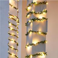Luces De Cadena LED De Hoja Artificial Para Decoración De Navidad Fiesta De Bodas Y Hogar Guirnalda De Flores Faeirys Exterior Interior - details 8