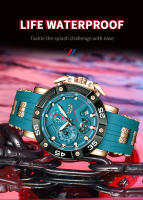 Reloj De Pulsera De Cuarzo TOP LIGE 2025 Para Hombre Lujo Resistente Al Agua Con Luminosidad Y Fecha Correa De Silicona Fashion Casual - details 7