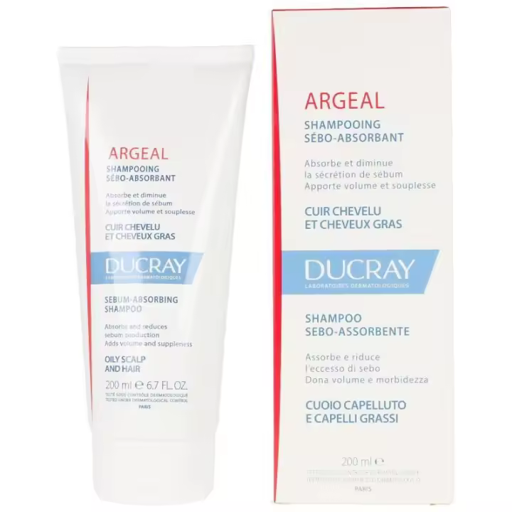 Argeal Champú-Crema Seboabsorbente Para Cabello Graso 200 Ml - 1