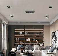 Lámpara De Techo LED Recargada 24W 12W Single/Doble Cabeza Luz De Spot Antigolpeante Para Oficina Hogar Tienda Interior Material Aluminio Fuente De Luz LED - details 25