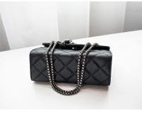 Bolso De Hombro De Lujo Negro Para Mujer De Cuero PU Con Trenzado Y Borla Bolso Bandolera Con Patrón Cuadrado Bolsa De Mano Con Cierre De Hasp - details 20