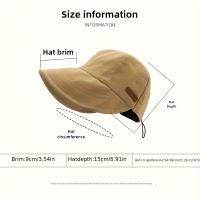 Sombrero De Verano Para Caballo Estilizado Sombreros De Pescador Protector Solar Transpirable Y Rápido Seco Para Mujer - details 5