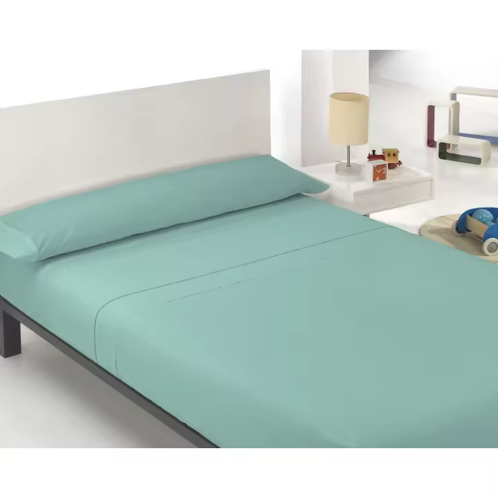 Donegal Collections - Juego de Sábanas Tres Piezas Liso ideal para Verano 50% Algodón y 50% PES - Disponible desde para cama de 90cm, hasta cama de 180cm - Diferentes colores - 1