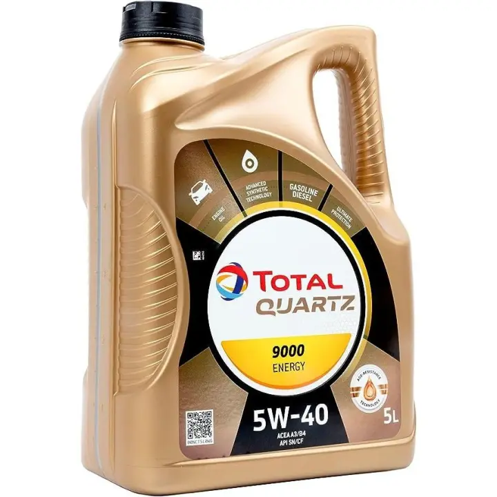 Aceite Lubricante de Motor Total Quartz 9000 Energy 5W-40 5 Litros - 1