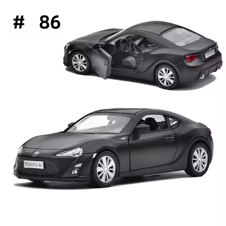 MaKeda1:36 Modelo De Coche a Escala TOYOTA GT86 En Aleación De Metal Juguetes Para Coleccionistas Y Regalos Para Niños Decoración De Exposición - 1