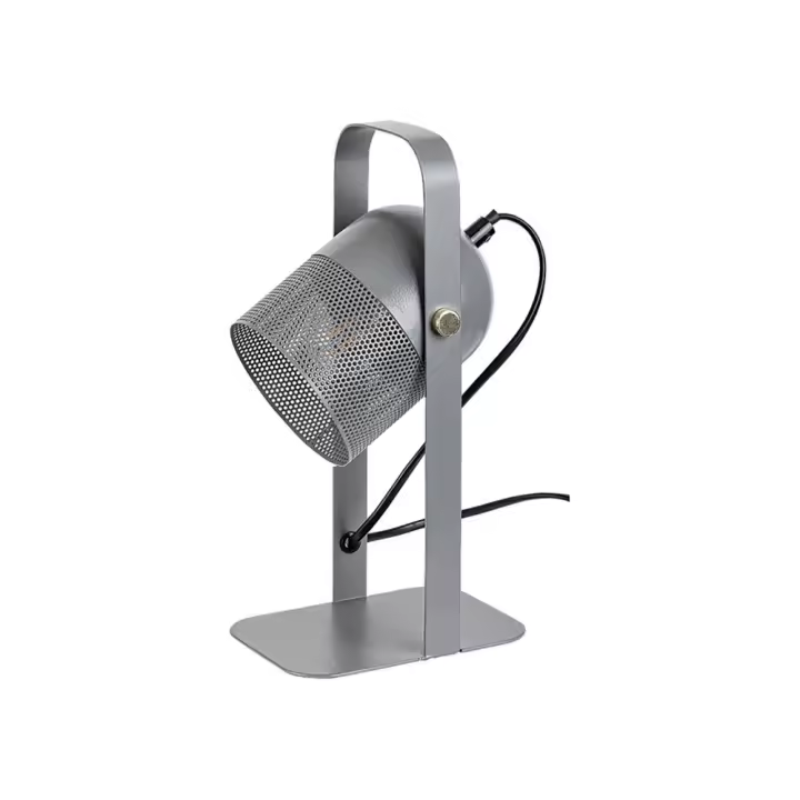 Lampara Flexo Excritorio Gris con Interruptor E14 Metal RONNIE  RABALUX - 1