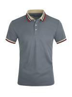 Camisa Polo De Algodón Transpirable Para Hombre Verano Estilo Casual Oficina Moda Marca Manga Corta Top Striped Calidad Superior - details 4