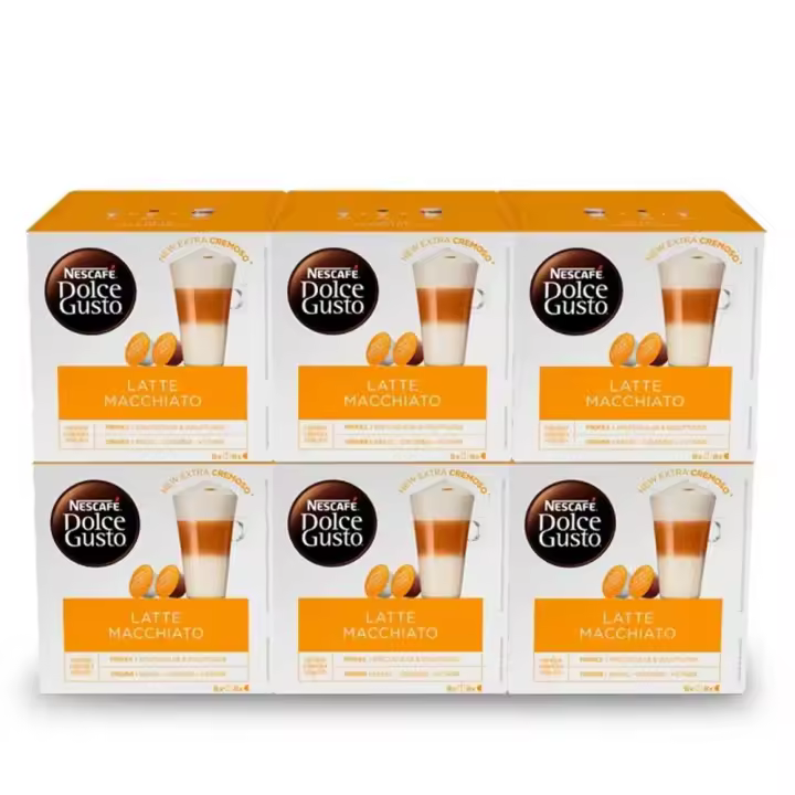 Latte Macchiato 6 cajas  Dolce Gusto para 48 servicios - 1