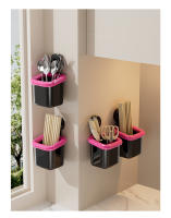 Rack De Almacenamiento Para Baño UFORU De Plástico Ecológico Soporte De Toallas De Cara Montado En La Pared Estilo Coreano - details 10