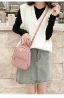 Mochila Para Mujeres De Cuero PU Multifuncional Bandolera De Lujo Bolsa De Teléfono Bolsa De Hombro Estilo Moda - details 1