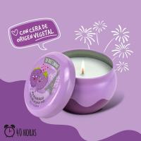 Ambientadores 360 - Pack de 3 Velas Perfumadas The Fruit Company – Cera Vegetal 150g, 1 Mecha, Duración 40h, Con Extractos Naturales – Aroma Duradero y Relajante - details 2
