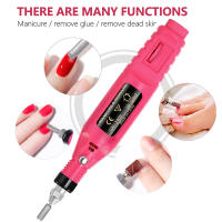YIKOOLIN Kit De Manicura Eléctrica Portátil Con Taladro De Uñas 20000 RPM Máquina De Uñas Profesional Con Eliminador De Esmalte Gel Herramientas De Manicura - details 6