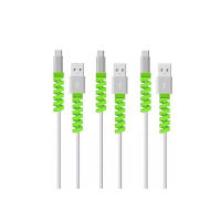 Protector de cable de carga en espiral para teléfono móvil, ratón, cargador USB, enrollador de cable - details 1