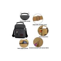 Bolso bandolera de Lona para hombre Bolsa Cruzada de viaje de gran capacidad Bolso casual con múltiples bolsos para trabajo compresas - details 2