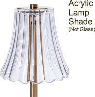 Lámpara De Mesa De Cristal Con Iluminación Tricromática Para Sala De Estar Y Dormitorio Luz Nocturna Sin Cable Protección Para Los Ojos Ajuste De Brillo Con Toque - details 11