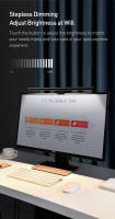 Lámpara De Escritorio LED Baseus Luz De Pantalla Para PC Y Laptop Soporte De Colgante Luz De Mesa Para Monitor LCD Luz De Lectura Y Estudio USB Ajustable En Color Calor Y Frío - details 11