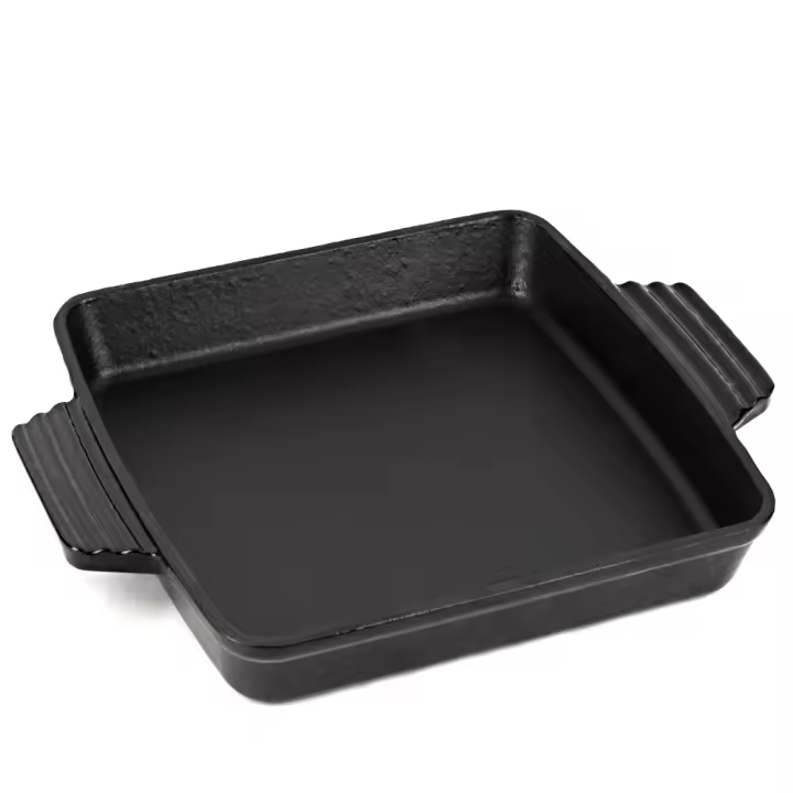Magefesa Ferro - Bandeja de 34cm, Hierro Fundido, Óptima Retención, Reparto del Calor, Para Todo Tipo de Cocinas, Inducción, Libre de PFOA-PTFE - 1