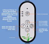 Lámpara De Cultivo De Plantas USB Con Luz De Spectro Completo LED 5V Dimmerable Con Timer Auto Encendido/Apagado Para Vegetales Frutas Flores Suculentas Iluminación Completa - details 2